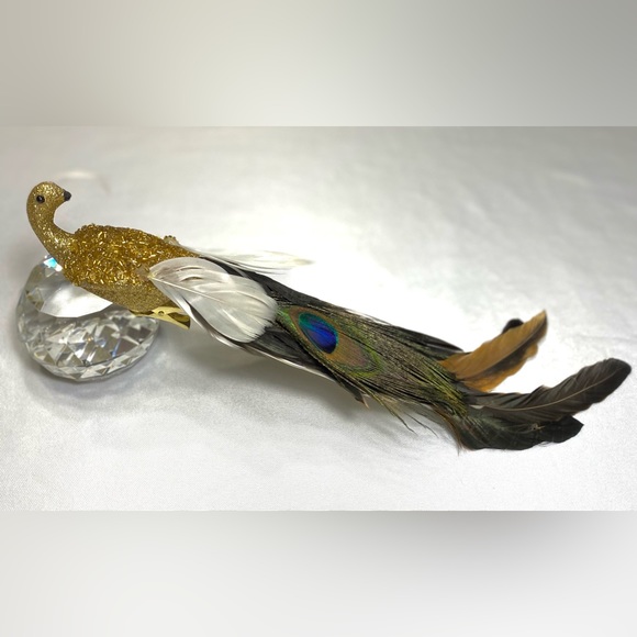 Holiday Lane Majesty Peacock Clip On Ornament Feathers - Picture 5 of 11